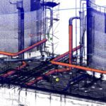 Nuvem densa de pontos industrial Laser Scan LIDAR