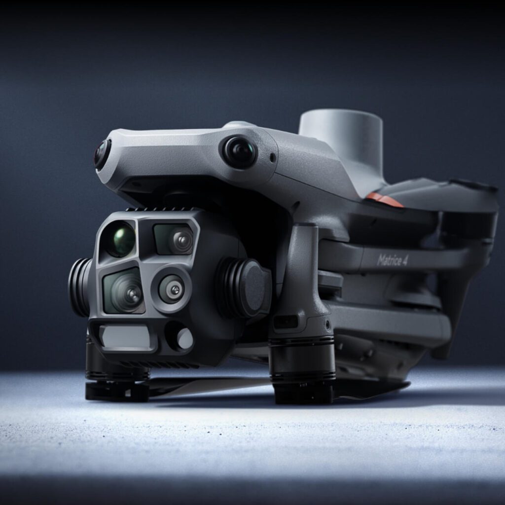 Os sensores potentes de alta resolução do Matrice 4E d DJI entregam precisão e confiabilidade.