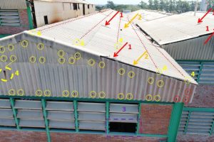 Inspeção de fachada industrial Xdroner